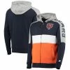 Starter Men's Navy/Orange Chicago Bears Playoffs Color Block Full-Zip Hoodie 2 Starter Men's Navy/Orange Chicago Bears Playoffs Color Block Full-Zip Hoodie -Fanatics DSCO1136765625 ANGEBL