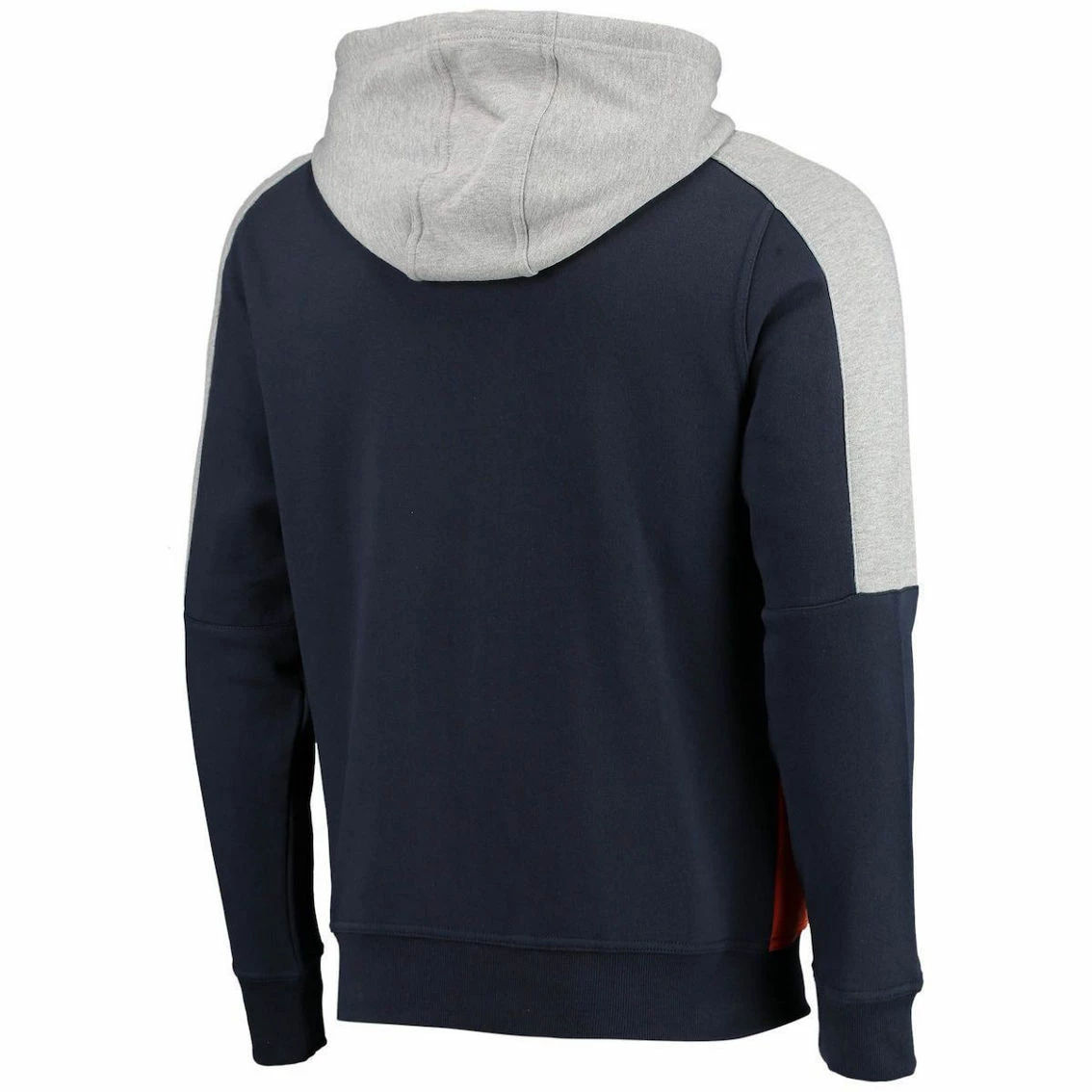 Starter Men's Navy/Orange Chicago Bears Playoffs Color Block Full-Zip Hoodie 6 Starter Men's Navy/Orange Chicago Bears Playoffs Color Block Full-Zip Hoodie - Image 4