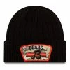 New Era Men's Black Chicago Bears 2021 Salute To Service B Cuffed Knit Hat -Fanatics DSCO1136766636 1007