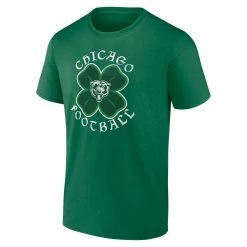 Fanatics Branded Men's Kelly Green Chicago Bears Celtic Clover T-Shirt -Fanatics DSCO1136766723 2041 ALT2