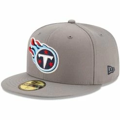 New Era Men's Graphite Tennessee Titans Storm 59FIFTY Fitted Hat