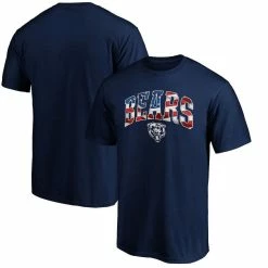 Fanatics Branded Men's Navy Chicago Bears Banner Wave T-Shirt