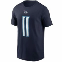 Nike Men's AJ Brown Navy Tennessee Titans Player Name & Number T-Shirt 8 Nike Men's AJ Brown Navy Tennessee Titans Player Name & Number T-Shirt -Fanatics DSCO1136767777 BROWBL ALT2