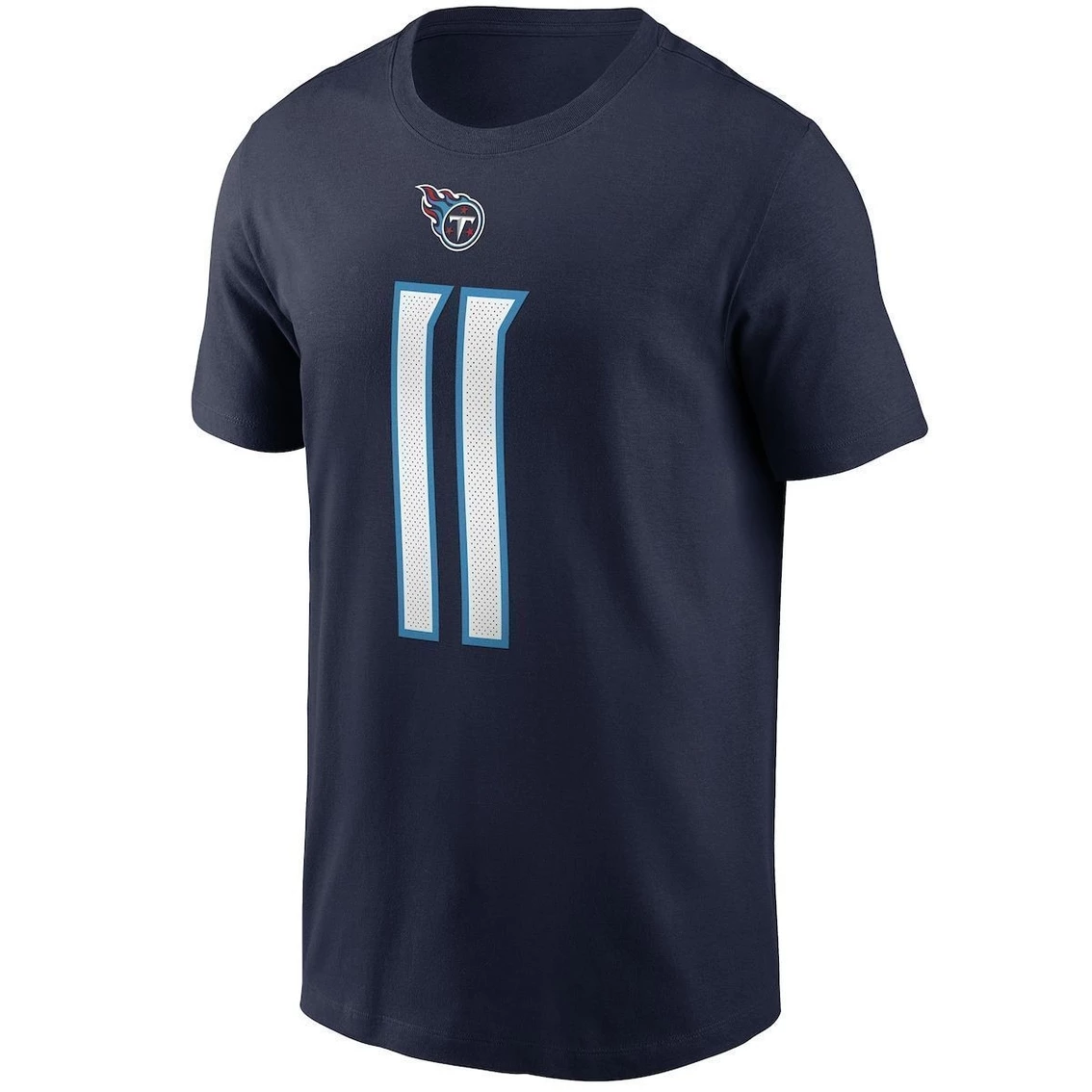 Nike Men's AJ Brown Navy Tennessee Titans Player Name & Number T-Shirt 5 Nike Men's AJ Brown Navy Tennessee Titans Player Name & Number T-Shirt - Image 3