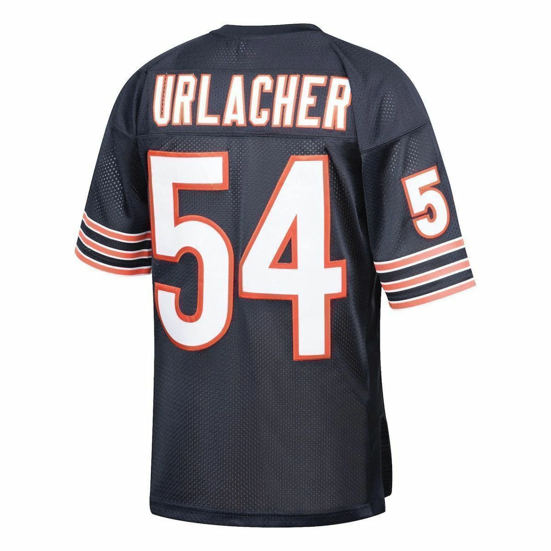 Mitchell & Ness Men's Brian Urlacher Navy Chicago Bears 2001 Authentic Throwback Retired Player Jersey 6 Mitchell & Ness Men's Brian Urlacher Navy Chicago Bears 2001 Authentic Throwback Retired Player Jersey - Image 4