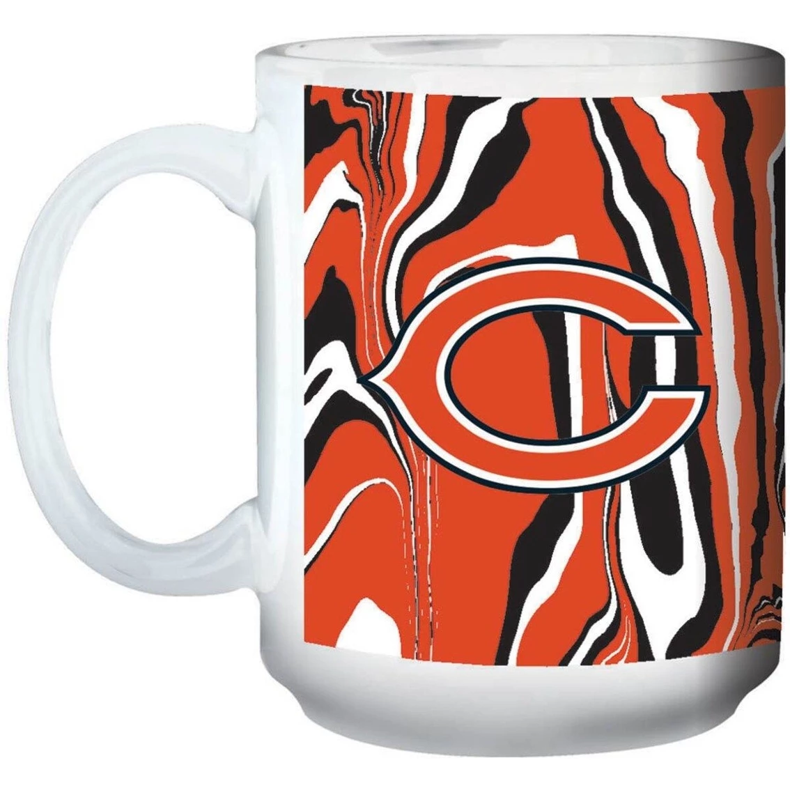 The Memory Company Chicago Bears 15oz. Tie-Dye Ceramic Mug 4 The Memory Company Chicago Bears 15oz. Tie-Dye Ceramic Mug - Image 2