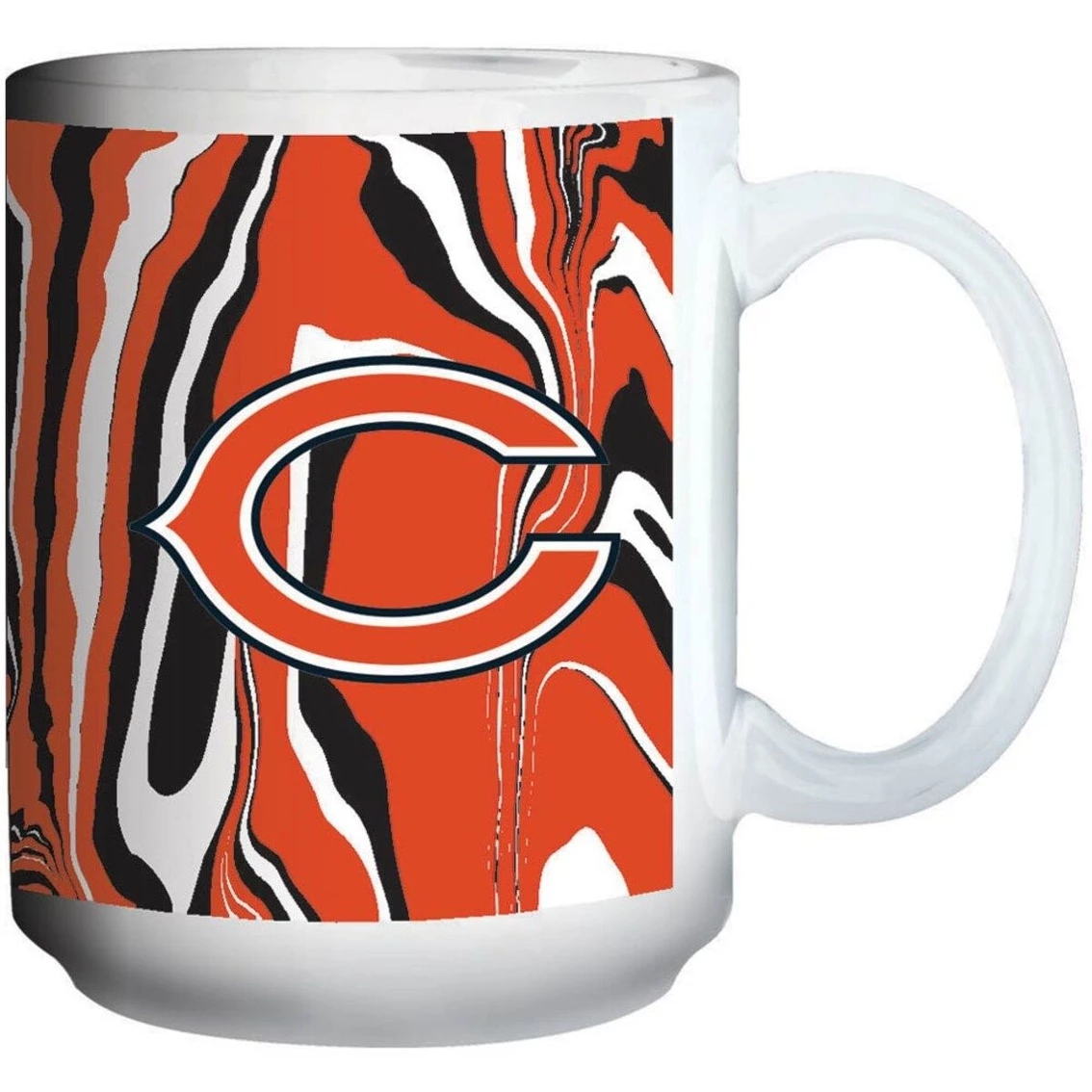 The Memory Company Chicago Bears 15oz. Tie-Dye Ceramic Mug 5 The Memory Company Chicago Bears 15oz. Tie-Dye Ceramic Mug - Image 3