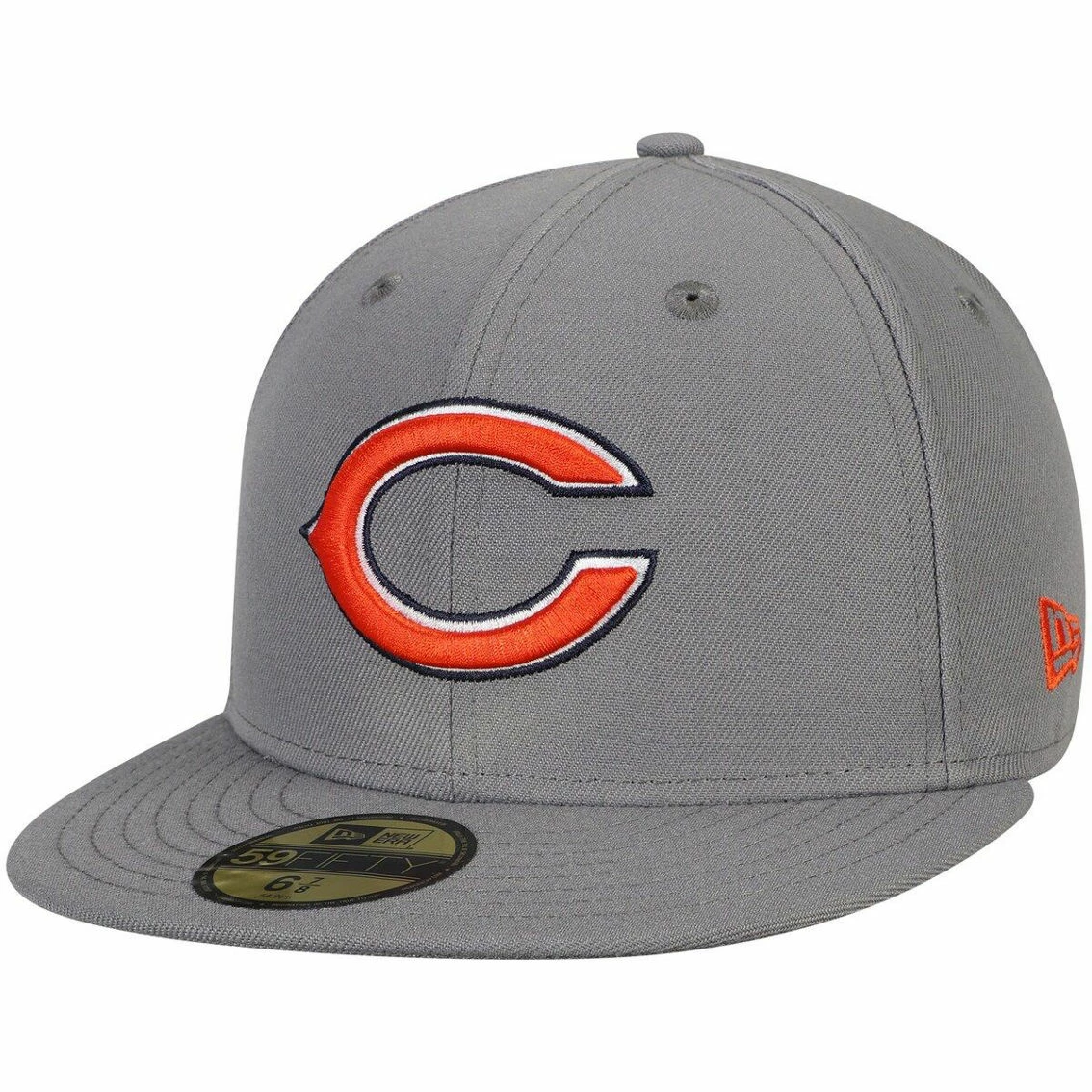 Men's New Era Graphite Chicago Bears Primary Logo Storm 59FIFTY Fitted Hat 3 Men's New Era Graphite Chicago Bears Primary Logo Storm 59FIFTY Fitted Hat