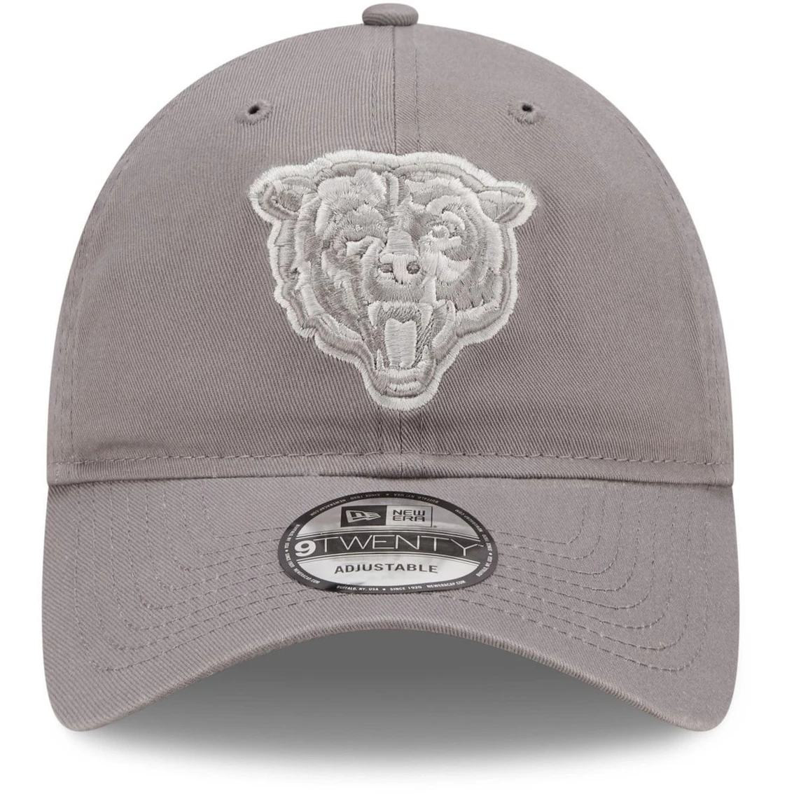 Men's New Era Gray Chicago Bears Core Classic 2.0 9TWENTY Adjustable Hat 5 Men's New Era Gray Chicago Bears Core Classic 2.0 9TWENTY Adjustable Hat - Image 3