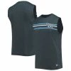 New Era Men's Heathered Navy Tennessee Titans Brushed Sleeveless Tank Top 2 New Era Men's Heathered Navy Tennessee Titans Brushed Sleeveless Tank Top -Fanatics DSCO1136768821 SXT5