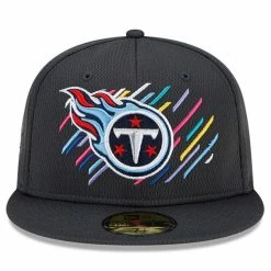 New Era Men's Charcoal Tennessee Titans 2021 NFL Crucial Catch 59FIFTY Fitted Hat 8 New Era Men's Charcoal Tennessee Titans 2021 NFL Crucial Catch 59FIFTY Fitted Hat -Fanatics DSCO1136769021 1904 ALT2