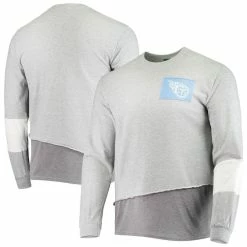 Refried Apparel Men's Gray Tennessee Titans Sustainable Angle Long Sleeve T-Shirt