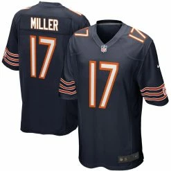 Nike Men's Anthony Miller Navy Chicago Bears Game Player Jersey