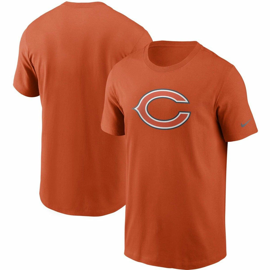 Nike Men's Orange Chicago Bears Primary Logo T-Shirt 4 Nike Men's Orange Chicago Bears Primary Logo T-Shirt - Image 2