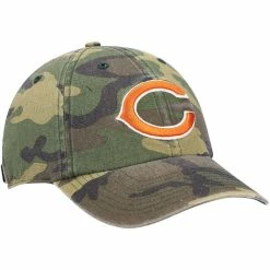 '47 Men's Camo Chicago Bears Logo Woodland Clean Up Adjustable Hat 9 '47 Men's Camo Chicago Bears Logo Woodland Clean Up Adjustable Hat -Fanatics DSCO1136770298 BGrd ALT3