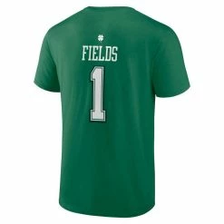 Men's Fanatics Branded Justin Fields Green Chicago Bears St. Patrick's Day Icon Player T-Shirt 9 Men's Fanatics Branded Justin Fields Green Chicago Bears St. Patrick's Day Icon Player T-Shirt -Fanatics DSCO1136770667 2041 ALT3