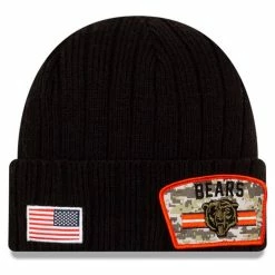 New Era Youth Black Chicago Bears 2021 Salute To Service Cuffed Knit Hat 8 New Era Youth Black Chicago Bears 2021 Salute To Service Cuffed Knit Hat -Fanatics DSCO1136770733 1007 ALT2