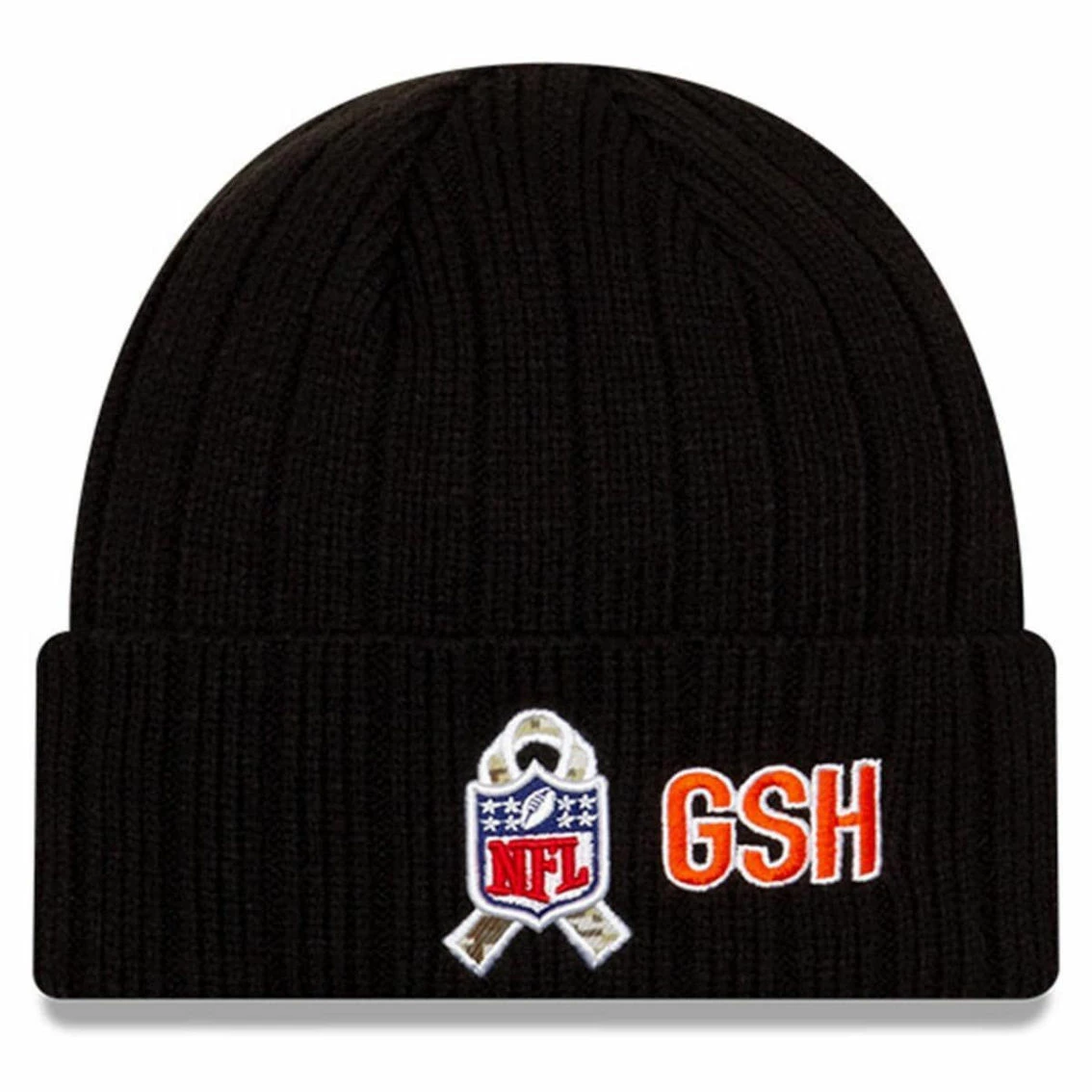 New Era Youth Black Chicago Bears 2021 Salute To Service Cuffed Knit Hat 6 New Era Youth Black Chicago Bears 2021 Salute To Service Cuffed Knit Hat - Image 4