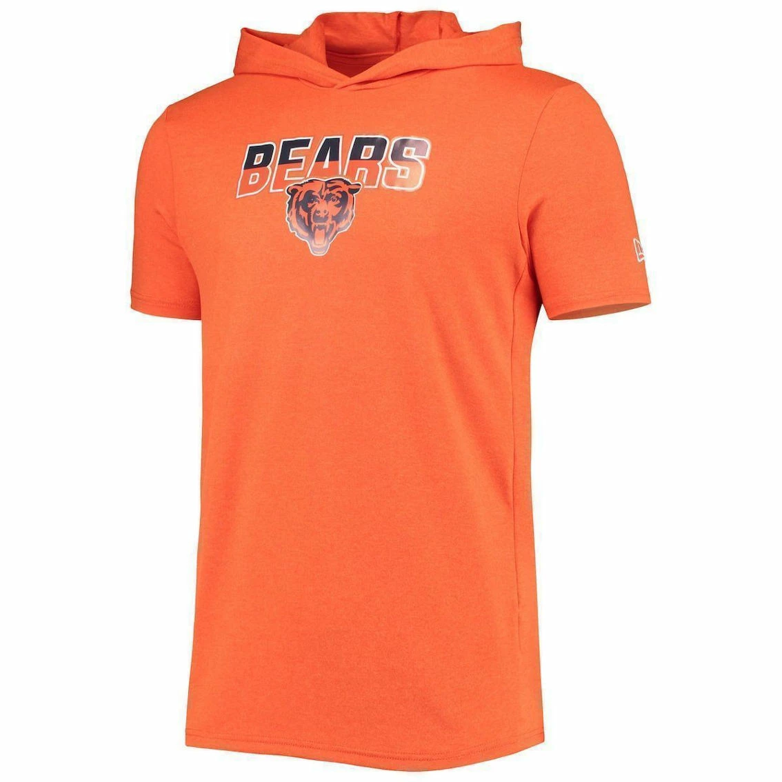 New Era Men's Heathered Orange Chicago Bears Team Brushed Hoodie T-Shirt 5 New Era Men's Heathered Orange Chicago Bears Team Brushed Hoodie T-Shirt - Image 3