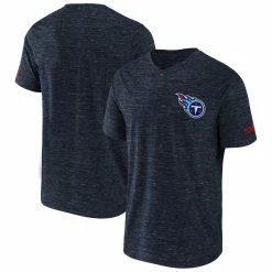 NFL X Darius Rucker Collection By Fanatics Men's Navy Tennessee Titans Slub Henley T-Shirt