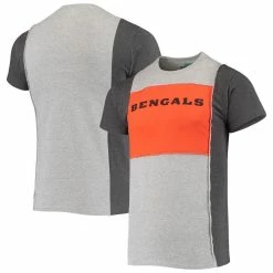 Men's Refried Apparel Heather Gray Cincinnati Bengals Sustainable Split T-Shirt 7 Men's Refried Apparel Heather Gray Cincinnati Bengals Sustainable Split T-Shirt -Fanatics DSCO1136771860 1927 ALT1