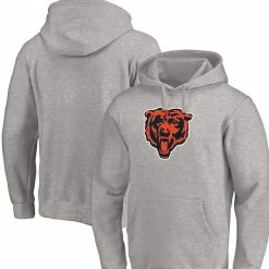 Men's Fanatics Branded Heather Gray Chicago Bears Primary Logo Fitted Pullover Hoodie 7 Men's Fanatics Branded Heather Gray Chicago Bears Primary Logo Fitted Pullover Hoodie -Fanatics DSCO1136772255 1927 ALT1