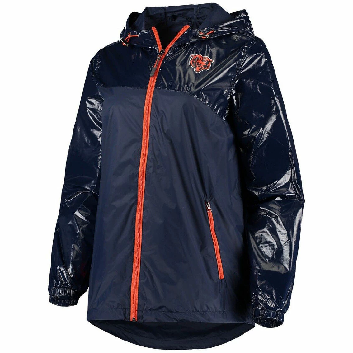 G-III 4Her By Carl Banks Women's Navy Chicago Bears Double-Coverage Full-Zip Hoodie Jacket 5 G-III 4Her By Carl Banks Women's Navy Chicago Bears Double-Coverage Full-Zip Hoodie Jacket - Image 3