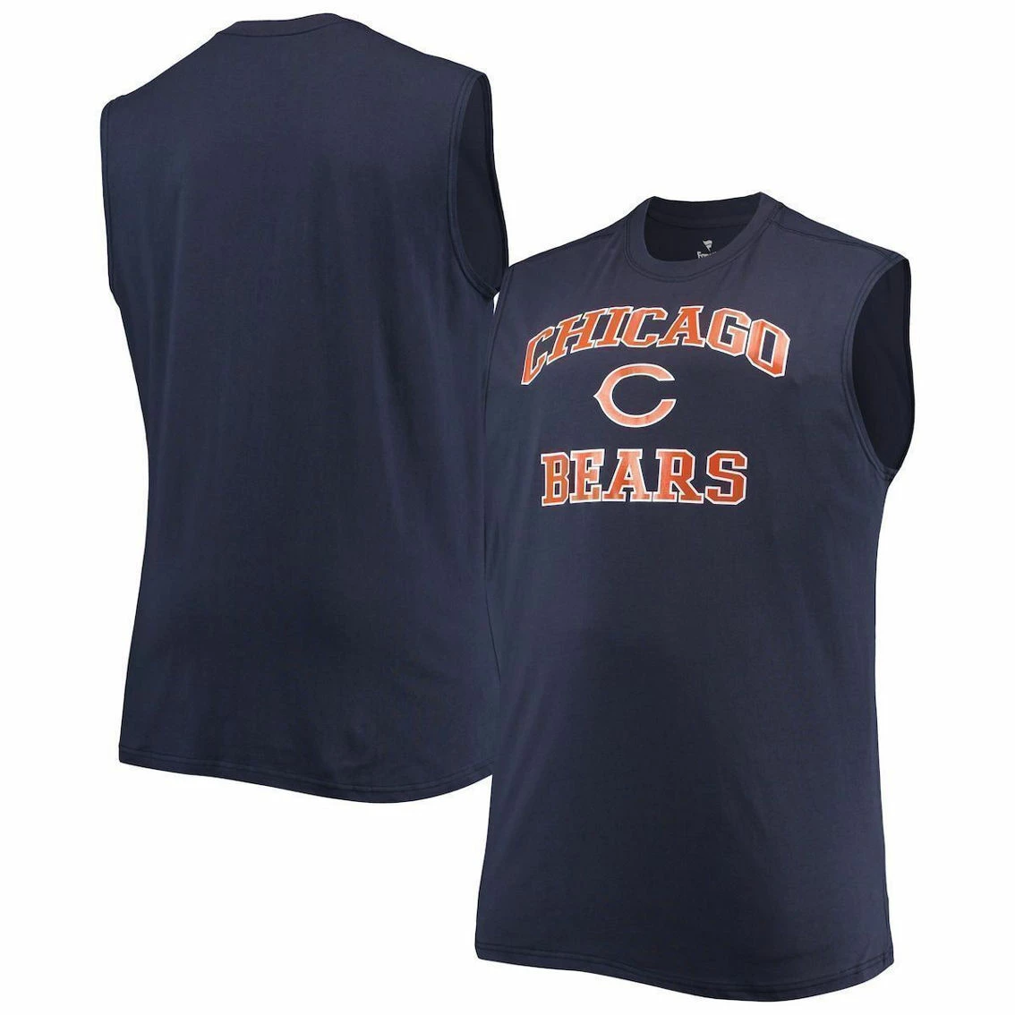 Profile Men's Navy Chicago Bears Big & Tall Muscle Tank Top 3 Profile Men's Navy Chicago Bears Big & Tall Muscle Tank Top