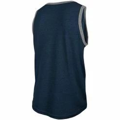 New Era Men's Heathered Navy Chicago Bears Ringer Tri-Blend Tank Top 9 New Era Men's Heathered Navy Chicago Bears Ringer Tri-Blend Tank Top -Fanatics DSCO1136775014 SXT5 ALT3