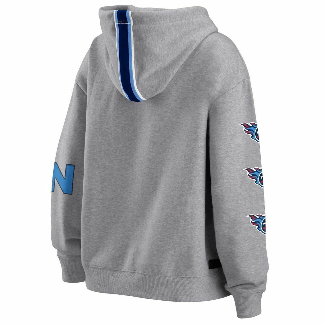WEAR By Erin Andrews Women's Gray Tennessee Titans Full-Zip Hoodie 6 WEAR By Erin Andrews Women's Gray Tennessee Titans Full-Zip Hoodie - Image 4