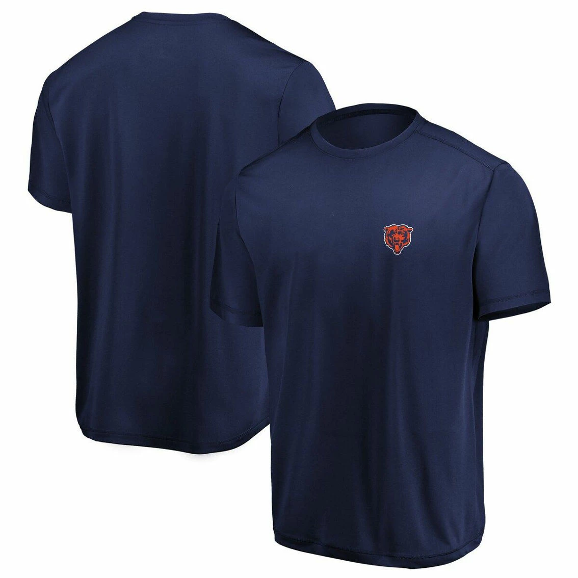 Majestic Men's Navy Chicago Bears Showtime Logo Cool Base T-Shirt 4 Majestic Men's Navy Chicago Bears Showtime Logo Cool Base T-Shirt - Image 2