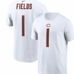 Nike Men's Justin Fields White Chicago Bears Player Name & Number T-Shirt 7 Nike Men's Justin Fields White Chicago Bears Player Name & Number T-Shirt -Fanatics DSCO1136775446 3550 ALT1
