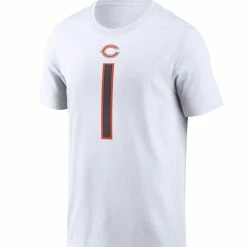 Nike Men's Justin Fields White Chicago Bears Player Name & Number T-Shirt 8 Nike Men's Justin Fields White Chicago Bears Player Name & Number T-Shirt -Fanatics DSCO1136775446 3550 ALT2