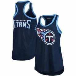 G-III 4Her By Carl Banks Women's Navy Tennessee Titans Tater Tank Top