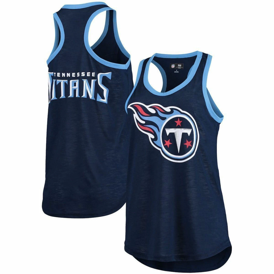 G-III 4Her By Carl Banks Women's Navy Tennessee Titans Tater Tank Top 4 G-III 4Her By Carl Banks Women's Navy Tennessee Titans Tater Tank Top - Image 2