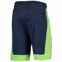 Men's Starter College Navy/Neon Green Seattle Seahawks Fan Favorite Fashion Shorts -Fanatics DSCO1136775696 NEONBL ALT3
