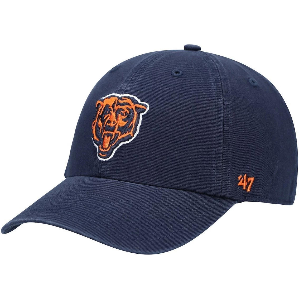 '47 Men's Navy Chicago Bears Primary Alternate Logo Clean Up Adjustable Hat 3 '47 Men's Navy Chicago Bears Primary Alternate Logo Clean Up Adjustable Hat