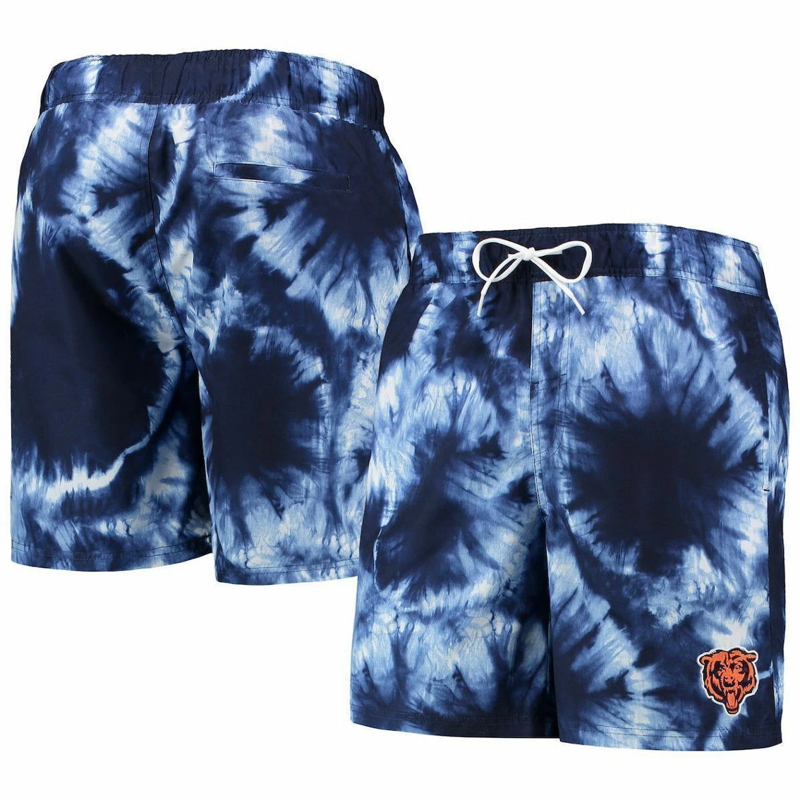 G-III Sports By Carl Banks Men's Navy Chicago Bears Splash Volley Swim Shorts 4 G-III Sports By Carl Banks Men's Navy Chicago Bears Splash Volley Swim Shorts - Image 2