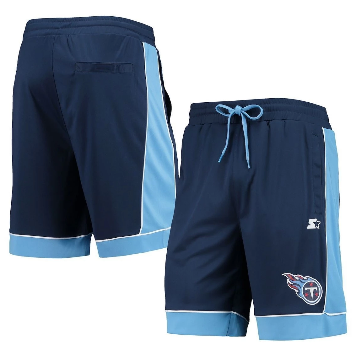 Men's Starter Navy/Blue Tennessee Titans Fan Favorite Fashion Shorts 3 Men's Starter Navy/Blue Tennessee Titans Fan Favorite Fashion Shorts