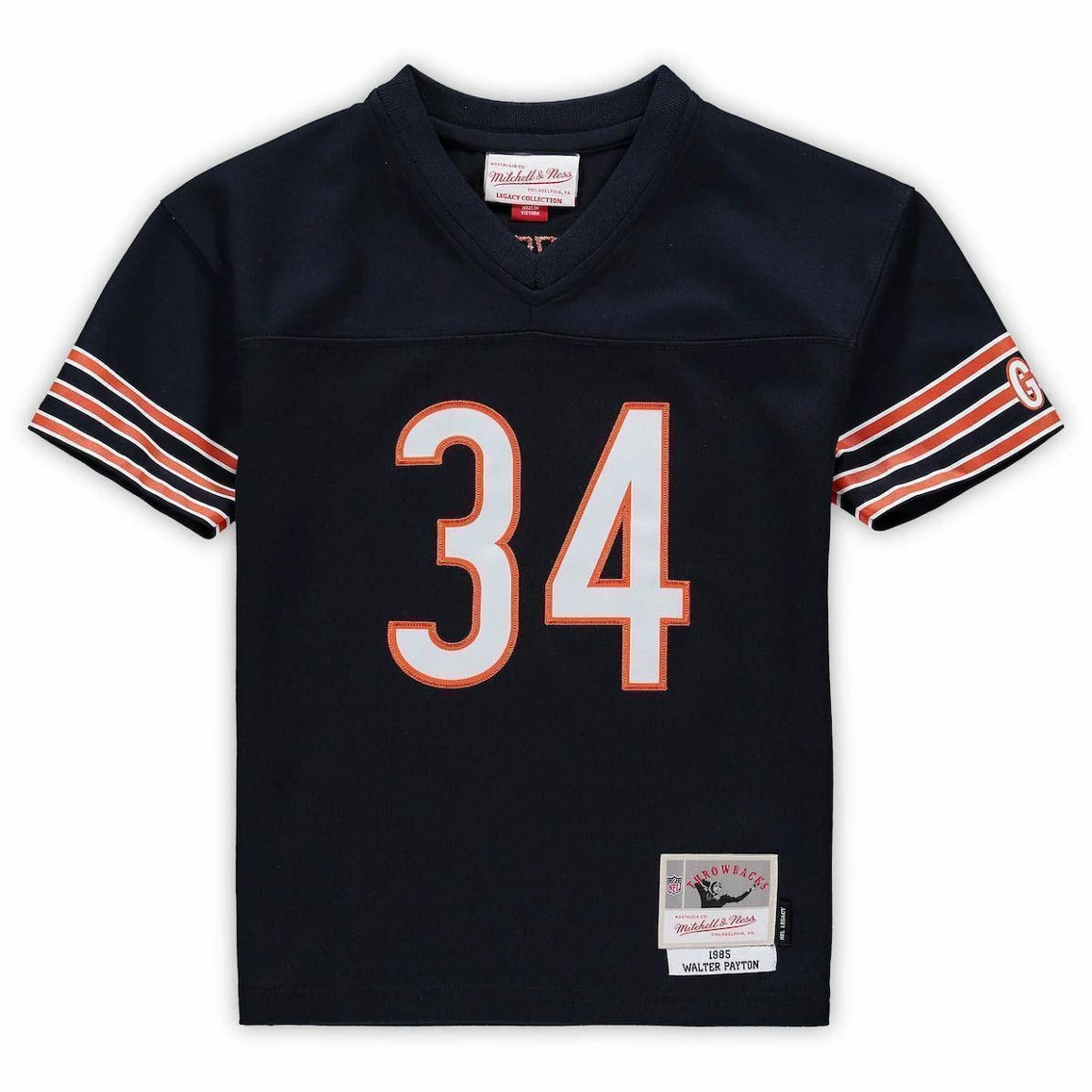 Mitchell & Ness Preschool Walter Payton Navy Chicago Bears Retired Legacy Jersey 5 Mitchell & Ness Preschool Walter Payton Navy Chicago Bears Retired Legacy Jersey - Image 3