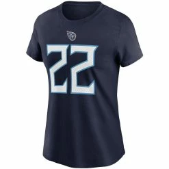 Nike Women's Derrick Henry Navy Tennessee Titans Player Name & Number T-Shirt 8 Nike Women's Derrick Henry Navy Tennessee Titans Player Name & Number T-Shirt -Fanatics DSCO1136776814 1320 ALT2