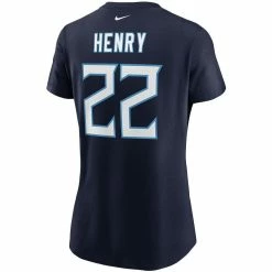 Nike Women's Derrick Henry Navy Tennessee Titans Player Name & Number T-Shirt 9 Nike Women's Derrick Henry Navy Tennessee Titans Player Name & Number T-Shirt -Fanatics DSCO1136776814 1320 ALT3