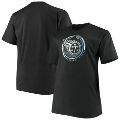 Fanatics Branded Men's Black Tennessee Titans Big & Tall Color Pop T-Shirt