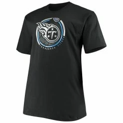 Fanatics Branded Men's Black Tennessee Titans Big & Tall Color Pop T-Shirt -Fanatics DSCO1136777858 1007 ALT2