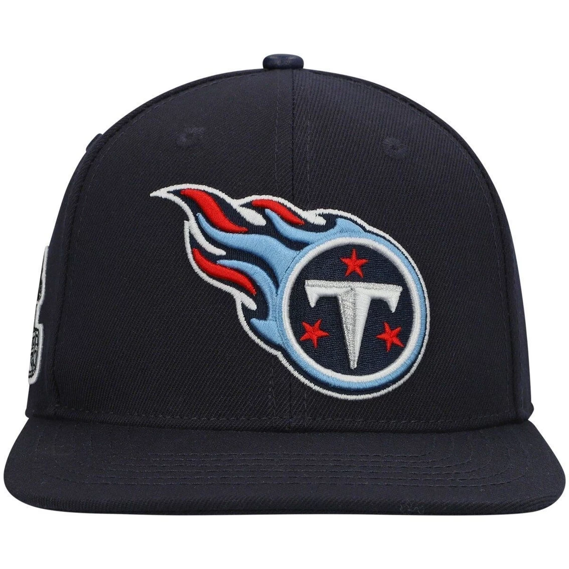 Pro Standard Men's Navy Tennessee Titans Logo II Snapback Hat 5 Pro Standard Men's Navy Tennessee Titans Logo II Snapback Hat - Image 3