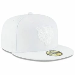 New Era Men's Chicago Bears White On White 59FIFTY Fitted Hat 9 New Era Men's Chicago Bears White On White 59FIFTY Fitted Hat -Fanatics DSCO1136778344 3550 ALT3