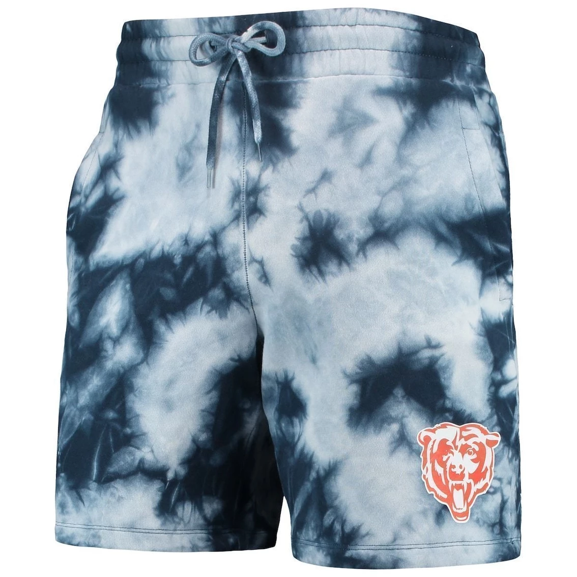 Men's New Era Navy Chicago Bears Tie-Dye Shorts 5 Men's New Era Navy Chicago Bears Tie-Dye Shorts - Image 3