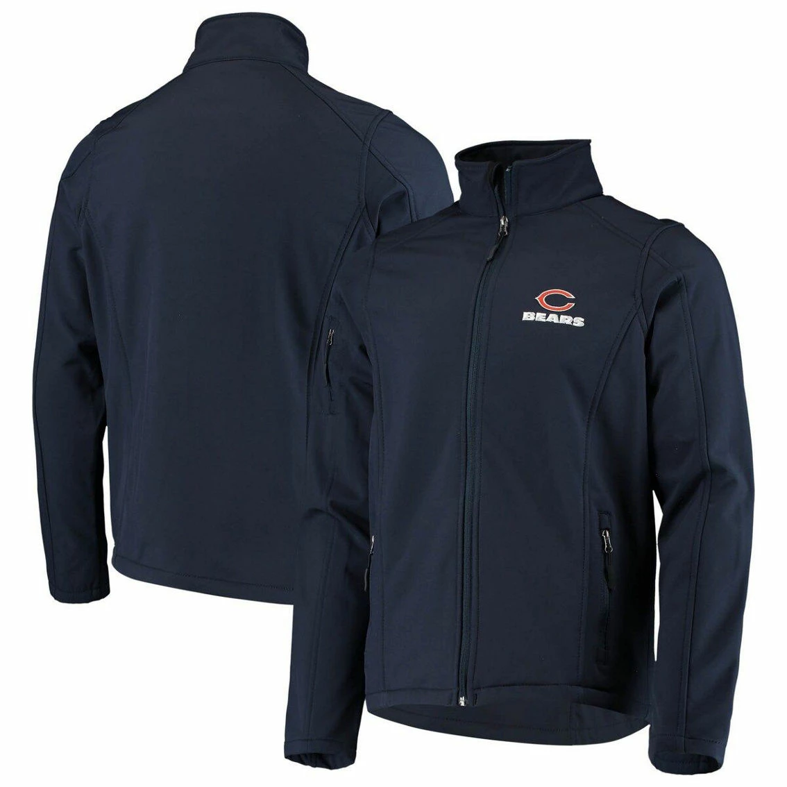 Dunbrooke Men's Navy Chicago Bears Sonoma Softshell Full-Zip Jacket 3 Dunbrooke Men's Navy Chicago Bears Sonoma Softshell Full-Zip Jacket