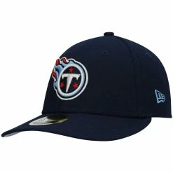 New Era Men's Navy Tennessee Titans Team Low 59FIFTY Fitted Hat