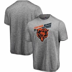 Majestic Men's Gray Chicago Bears Showtime Pro Grade Cool Base T-Shirt